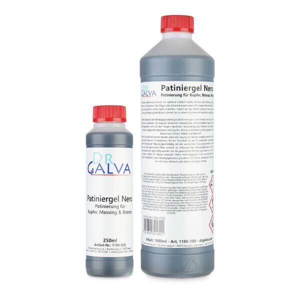 Patineergel Nero 250ml