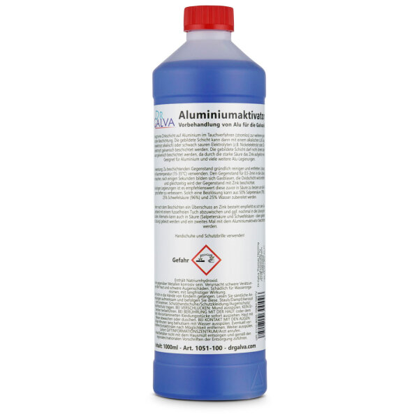 Aluminiumactivator - Voorbehandelen van aluminium met zinkaat